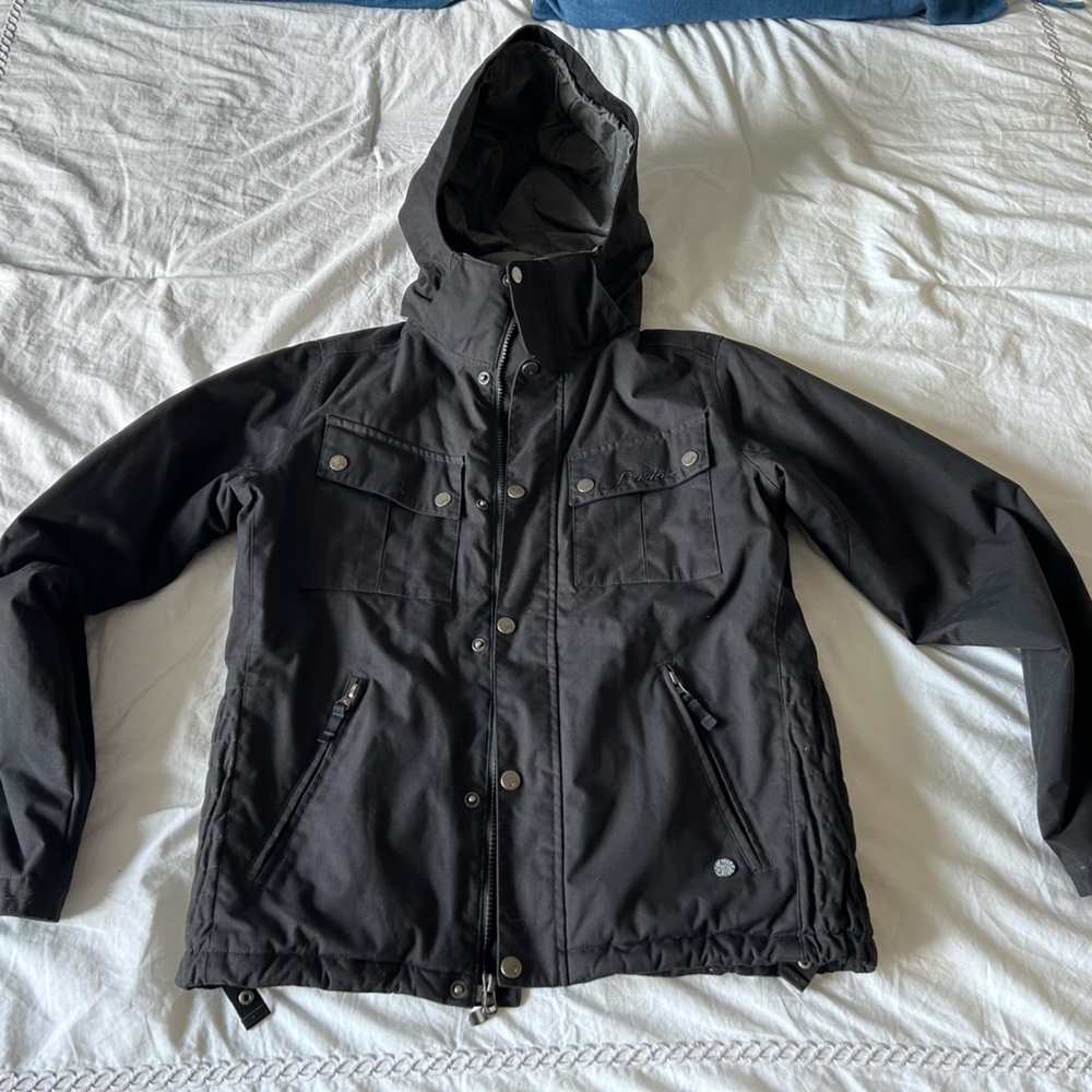 Burton Black Hooded Ski Jacket